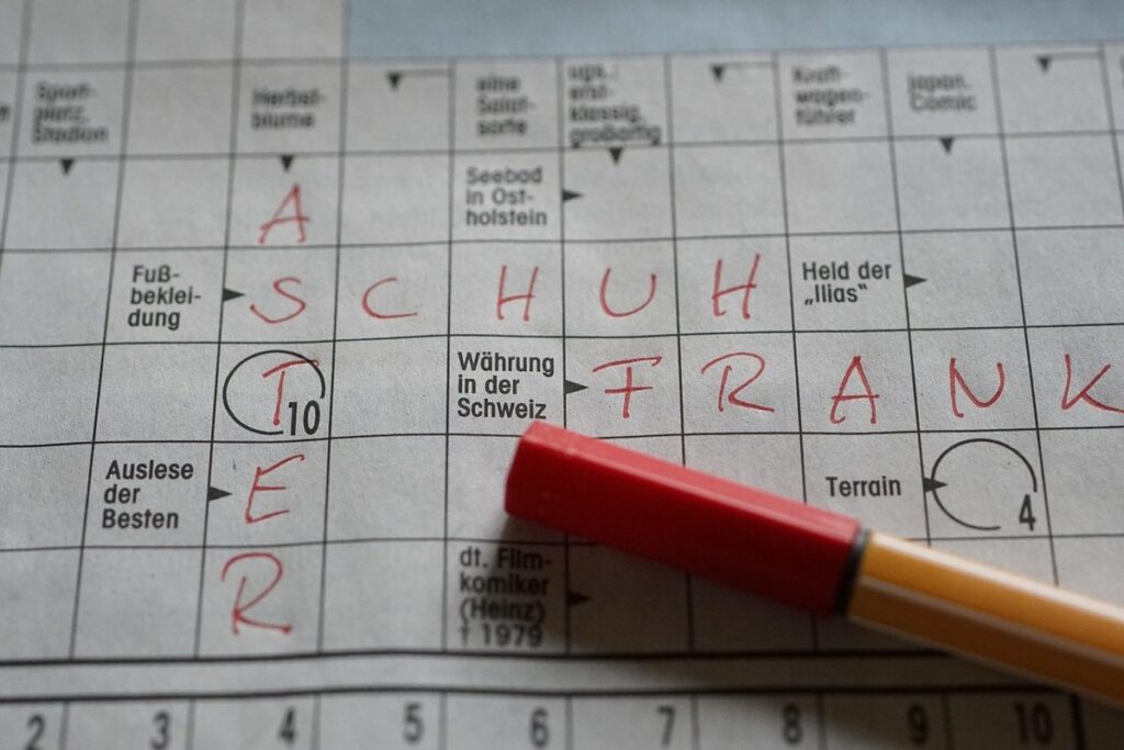 crossword puzzles seniors